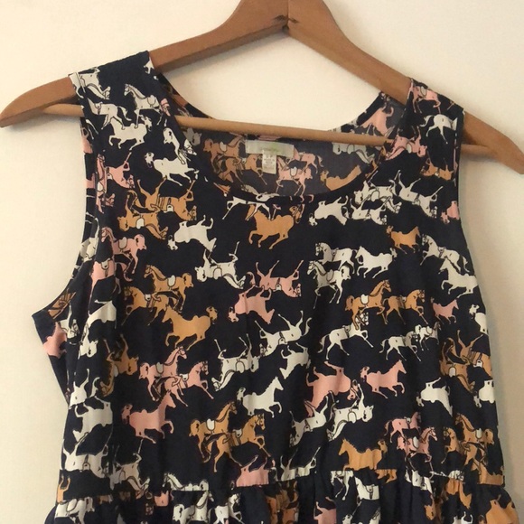 Porridge Horse Print Dress - Picture 2 of 7